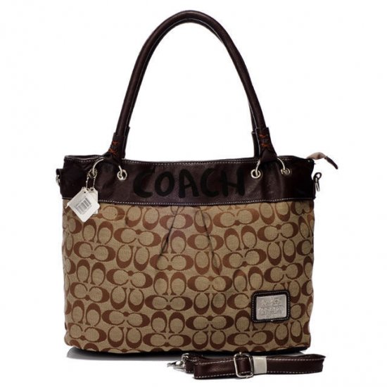 Coach Logo Monogram Large Coffee Totes BME | Women